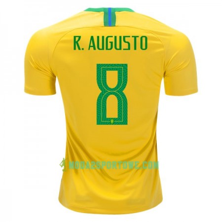 Koszulka Brazylia R.Augusto 8 Mistrzostwa Świata 2018 Domowe Stroje Piłkarskie